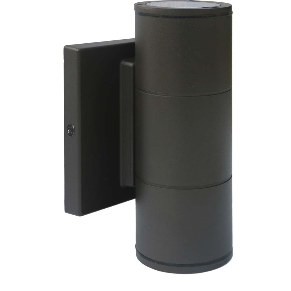 Nuvo 2-Light 10w 120-277v LED Small Up & Down Sconce Fixture in Bronze Finish