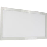 22W 12" x 24" Surface Mount LED Fixture 5000K White Finish 120/277V