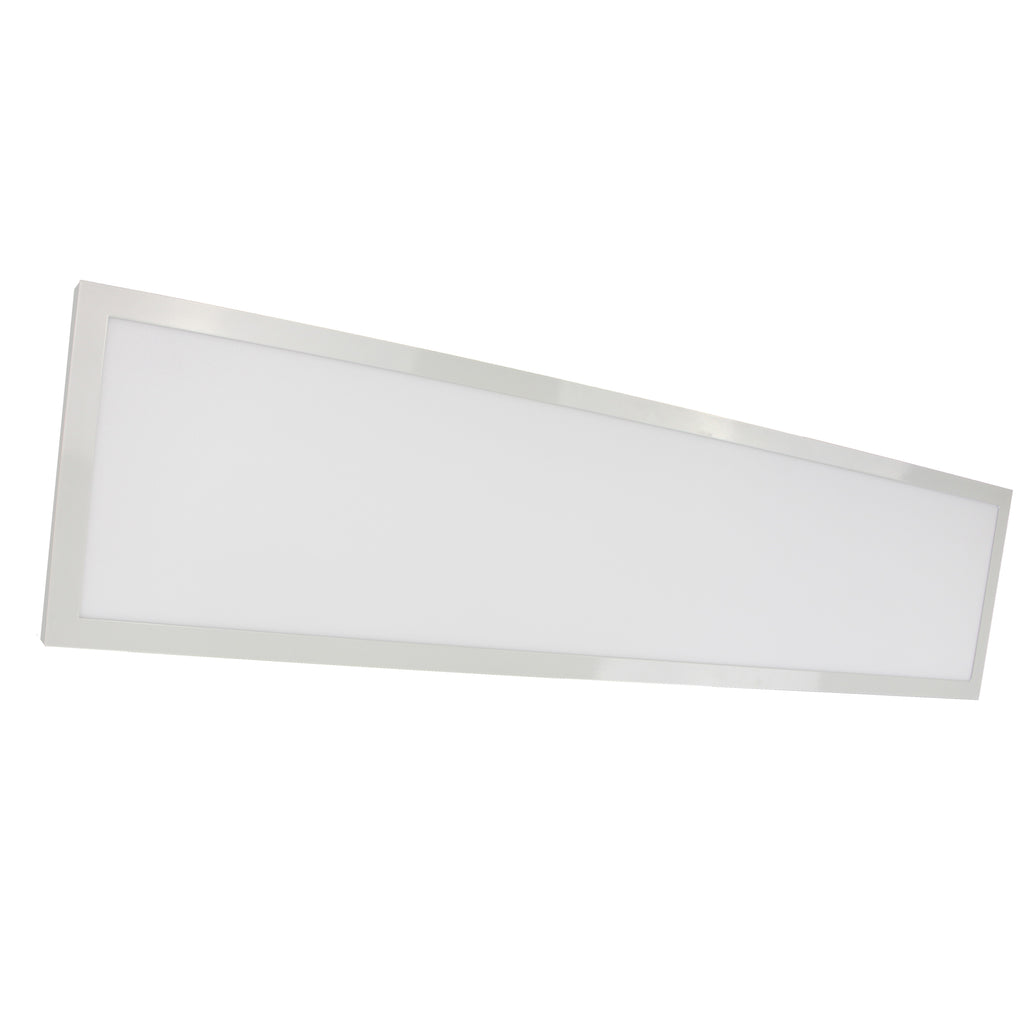 45W 12" x 48" Surface Mount LED Fixture 5000K White Finish 120/277V