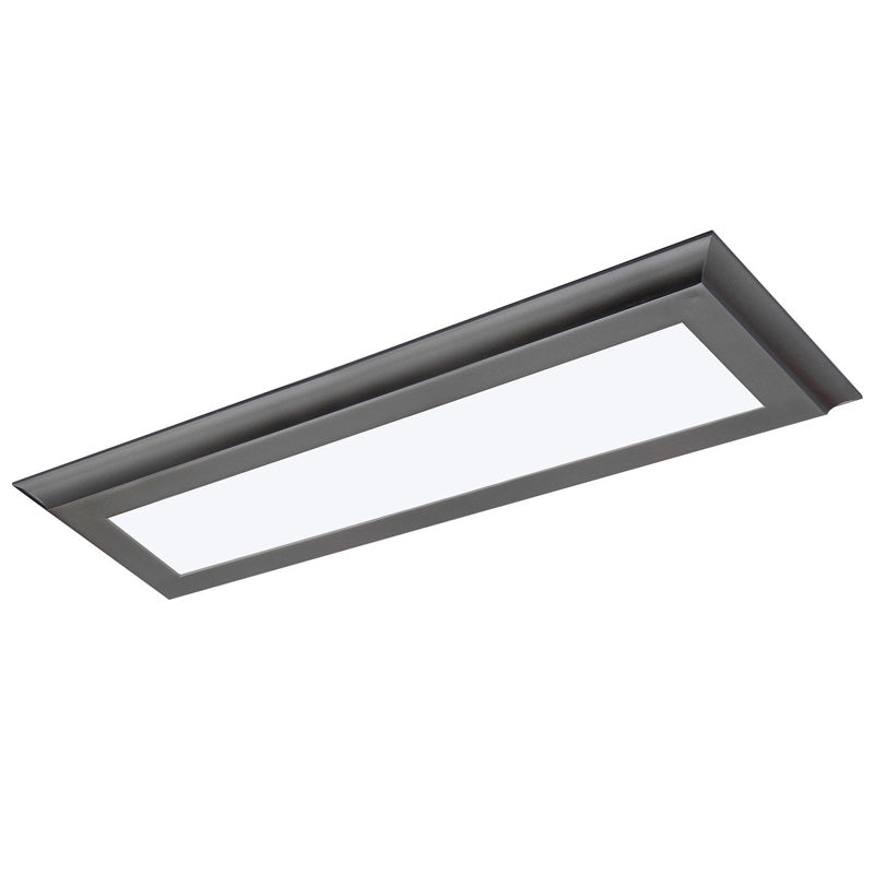 Nuvo Blink Plus 22w LED 5x24in Surface Mount LED Fixture - Bronze - 3000K