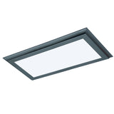 Nuvo Blink Plus 22w LED 12x24in Surface Mount LED Fixture - Bronze - 3000K