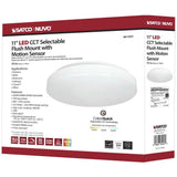 Nuvo 11-in LED Fixture Acrylic Flush Mounted CCT Selectable w/ Microwave Sensor_7