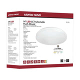 Nuvo 14 inch LED Fixture Acrylic Flush Mounted CCT Selectable White Finish 120V_7