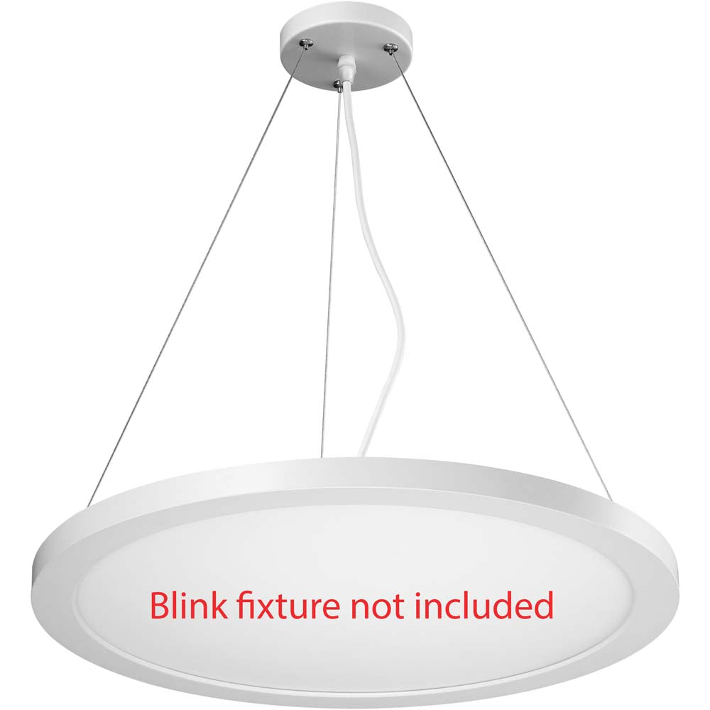 BLINK Plus Blink 24 in. Pendant Conversion Kit White Finish