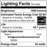 Nuvo Blink Plus 22w LED 7x25in Surface Mount LED Fixture - White - 3000K - BulbAmerica