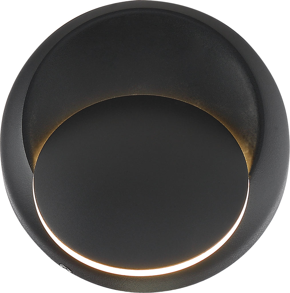 Nuvo Pinion 1-Light 5w LED Wall Sconce in Black Finish