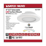 4-in LED Surface Mount Fixture CCT Selectable 3K/4K/5K White_5
