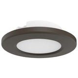 4-in LED Surface Mount Fixture CCT Selectable 3K/4K/5K Bronze