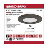 4-in LED Surface Mount Fixture CCT Selectable 3K/4K/5K Bronze_5