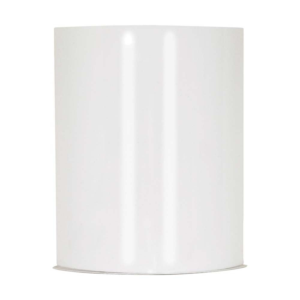 Nuvo Crispo LED 9-in 10w 120v Wall Sconce White Finish CCT Selectable