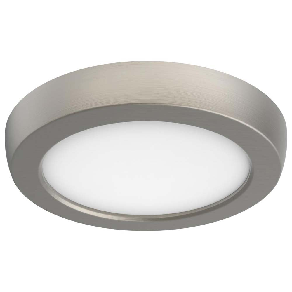 Blink - 9W 5-in LED Fixture CCT Selectable Round Shape Brushed Nickel Finish