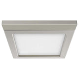 Blink - 9W 5-in LED Fixture CCT Selectable Square Shape Brushed Nickel Finish
