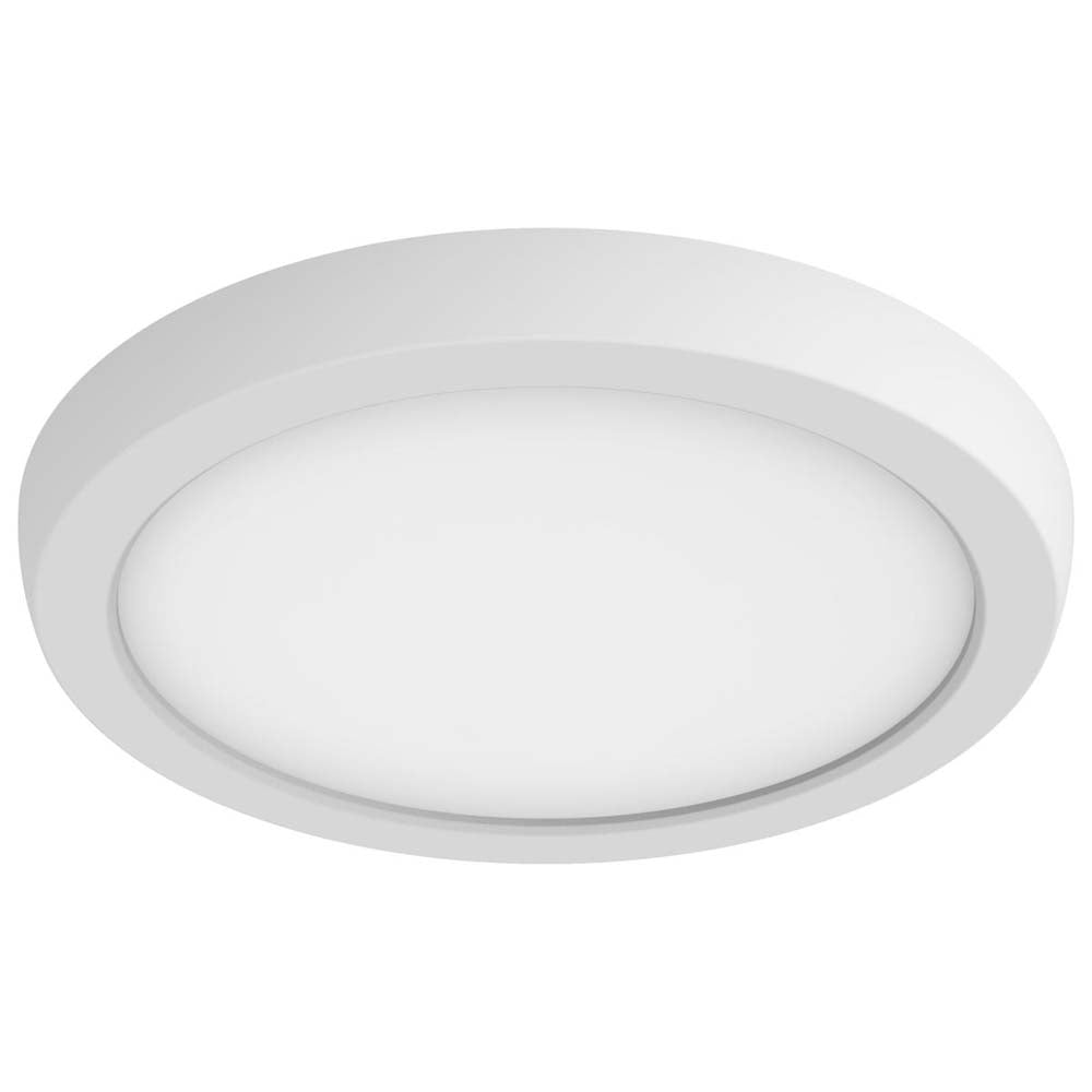 Blink - 11W 7-in LED Fixture CCT Selectable Round Shape White Finish 120V