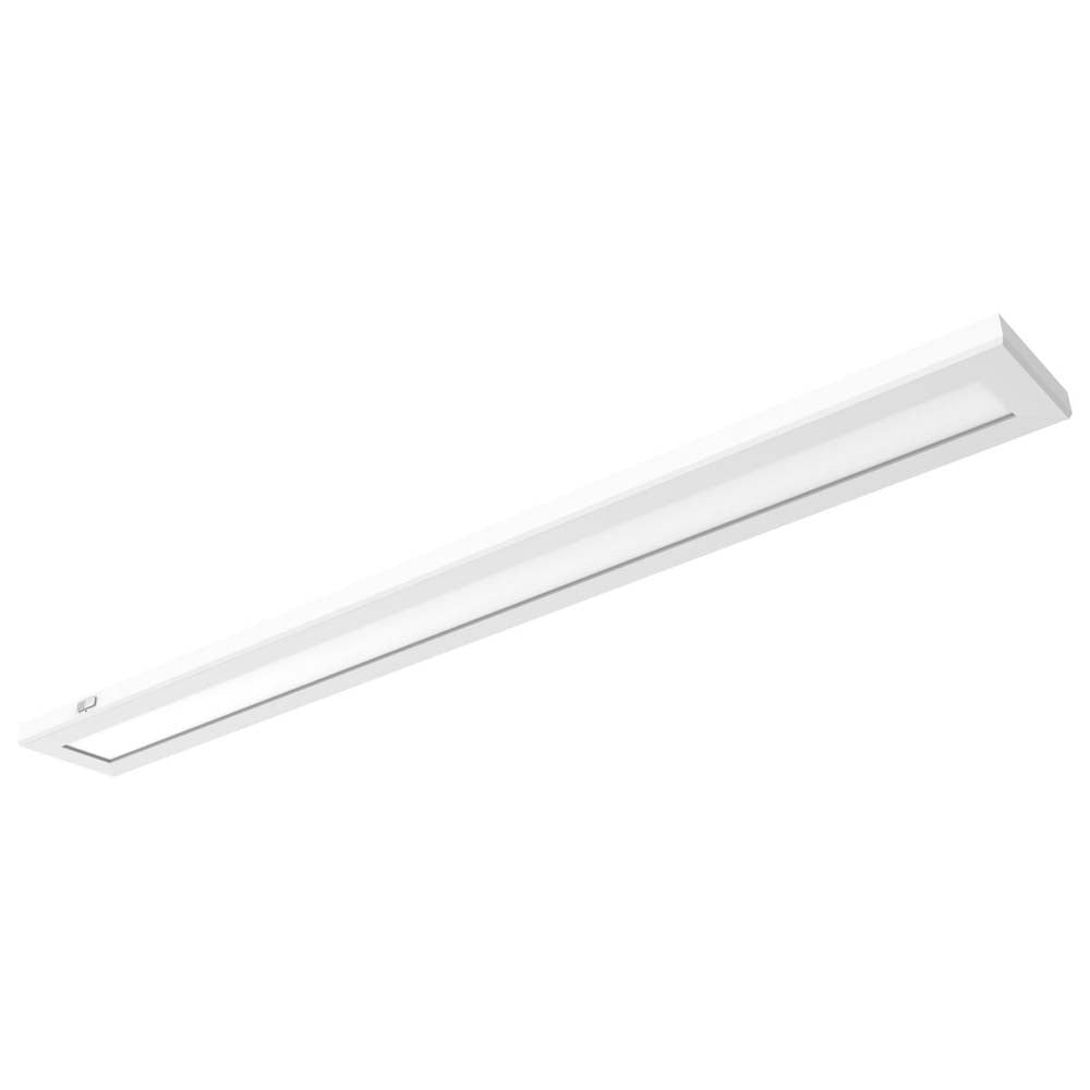 Blink Pro - 42w 5.5-in. x 48-in. CCT Selectable LED Surface Mount White Finish
