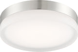 Nuvo 62-458 18w Pi - 1 Module Circular LED 120v Dimmable Ceiling Flush Mount - BulbAmerica