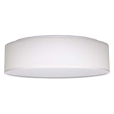 20w 15-in Tunable White Fabric Drum LED Decor Flush Mount Acrylic Diffuser - BulbAmerica