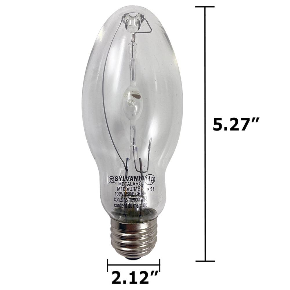 Kandolite 100W Halogen Light Bulb - 120V T4 Single Ended With BA15d Bayonet Base, Clear, 2000 Hour Life