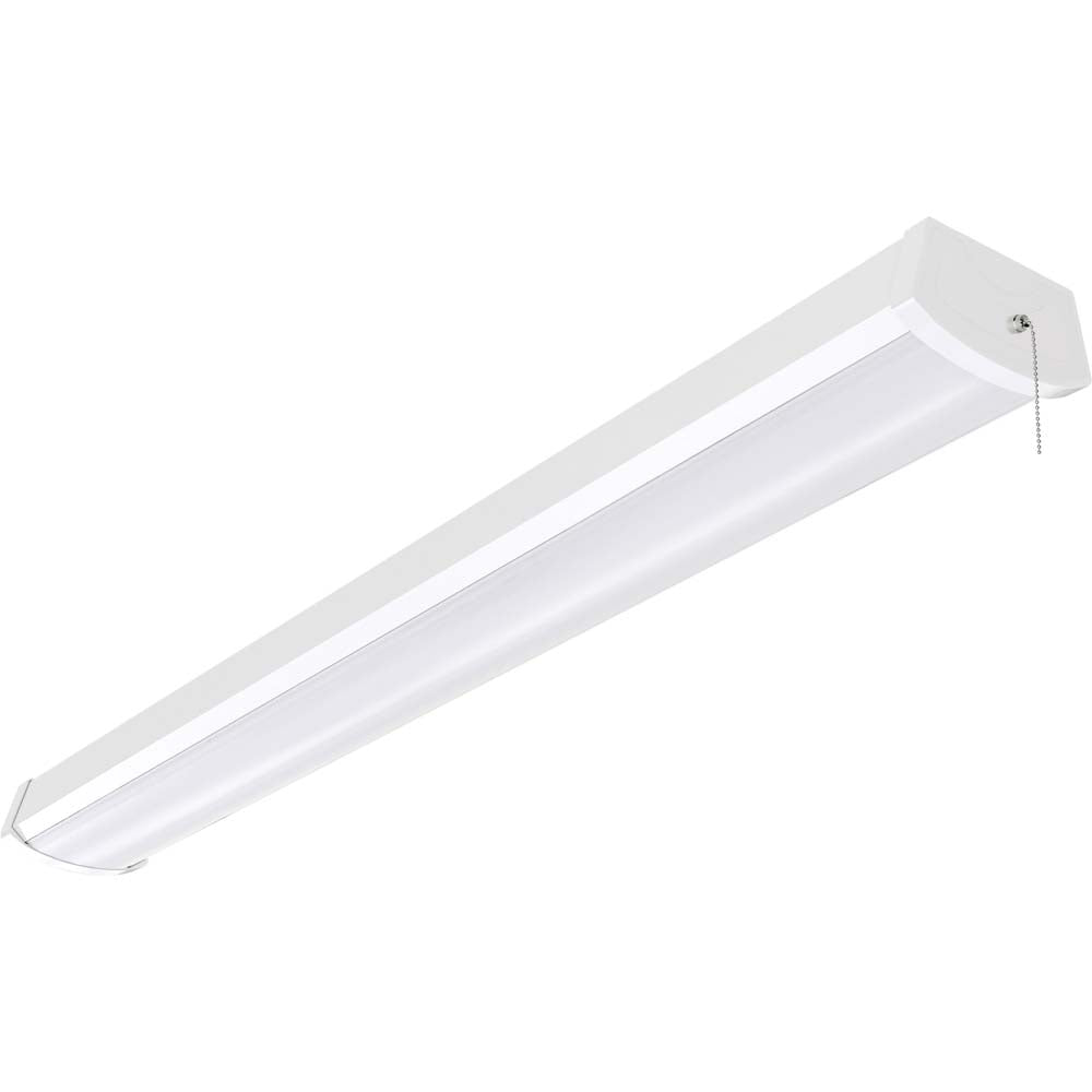 Nuvo Lighting 40w 48" LED Ceiling wrap w/ Pull Chain in White Finish 3000k