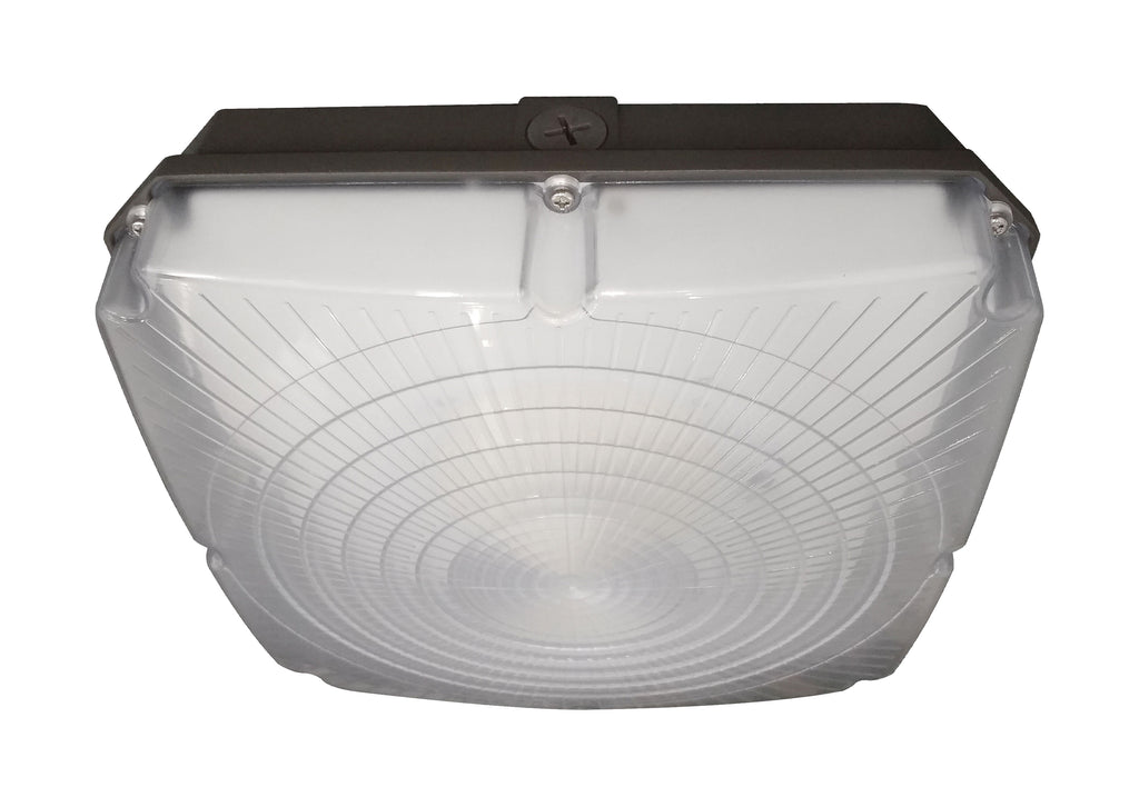 Nuvo 40w 8.5" LED Canopy Light Fixture 120-277V in Bronze Finish 5000k