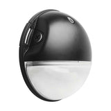Nuvo 20 Watts LED Small Round Wall Pack CCT Selectable Black Finish 120-277v