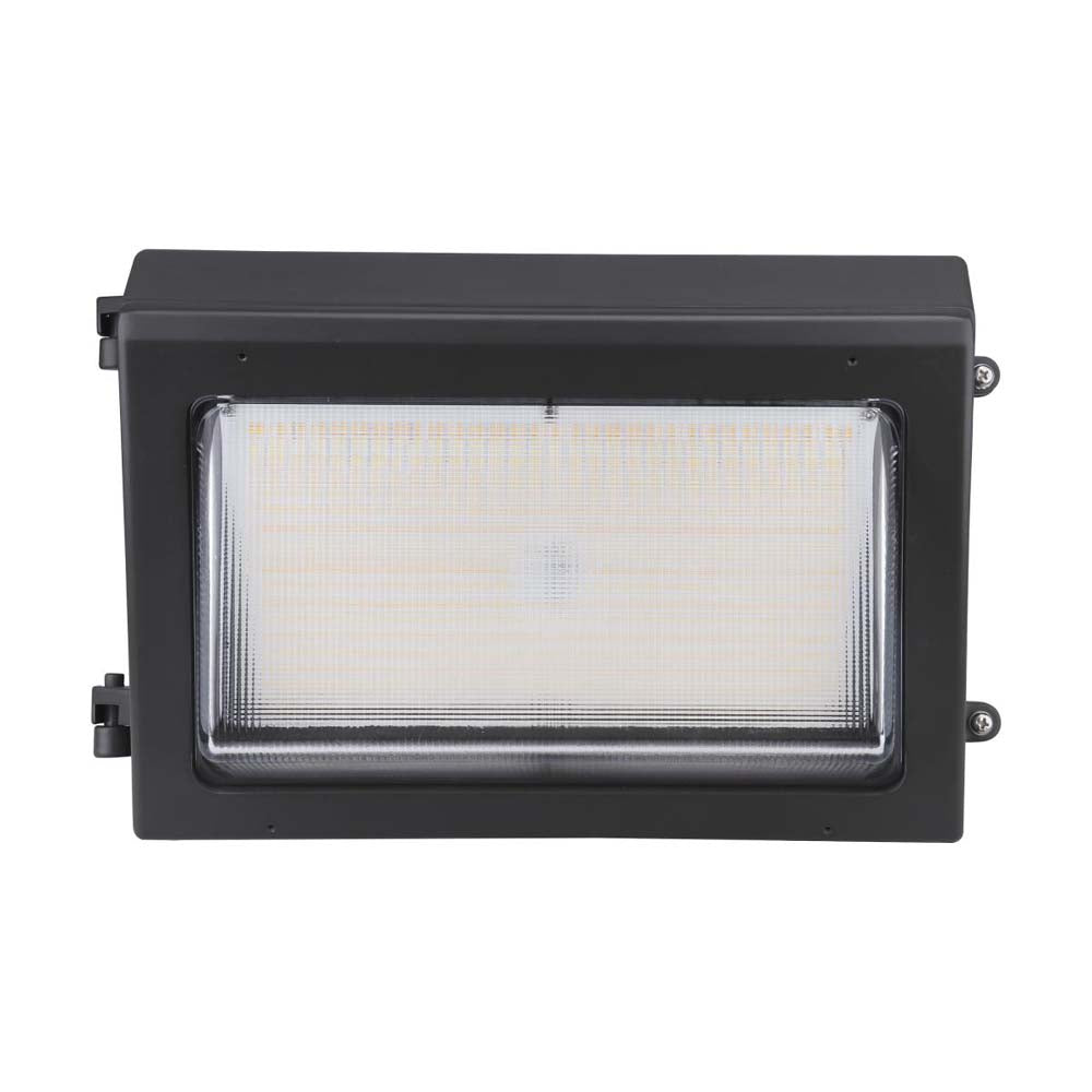 Nuvo LED Wall Pack Bypassable Photocell Wattage and CCT Selectable 120-277v