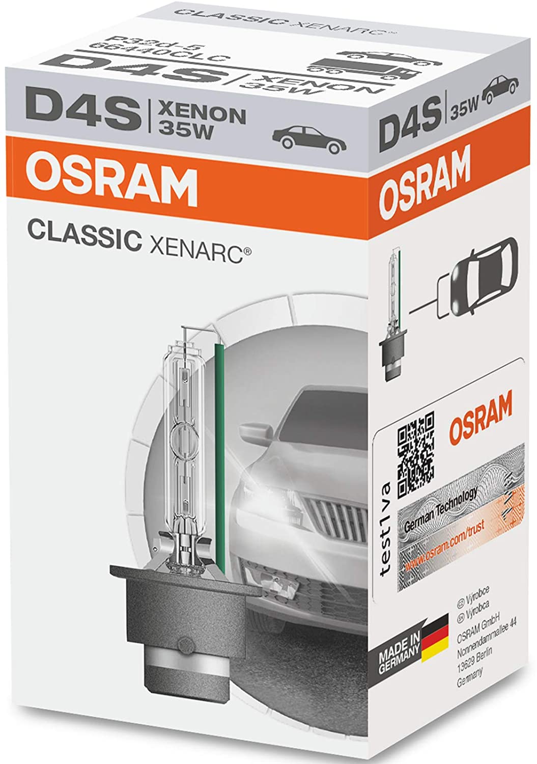 currency Pinpoint Pith Osram D4S - 66440 - Original Xenarc 35W HID Automotive Bulb – BulbAmerica