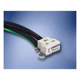 OSRAM TP22H G9.5 Lampholder Ceramic Socket 1000w 250v 3 Wire 64in Lead 16GA CE_3