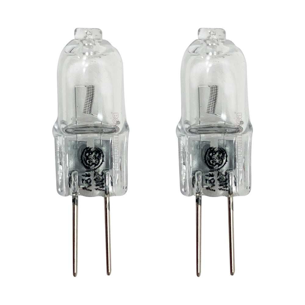 2PK - GE 20w 12v G4 Bi-Pin Base T3 350Lumens 2750K Halogen Bulb ...
