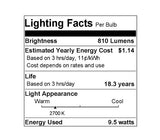 Sylvania Lightify Smart LED A19 Tunable White 60 9.5W 120V E26 Light Bulb_3