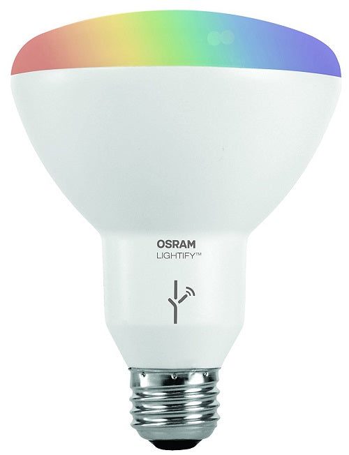 Sylvania Smart LED BR30 RGBW 11W E26 Reflector Flood Lamp Lightify Bulb