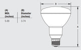Sylvania Smart LED BR30 RGBW 11W E26 Reflector Flood Lamp Lightify Bulb_4