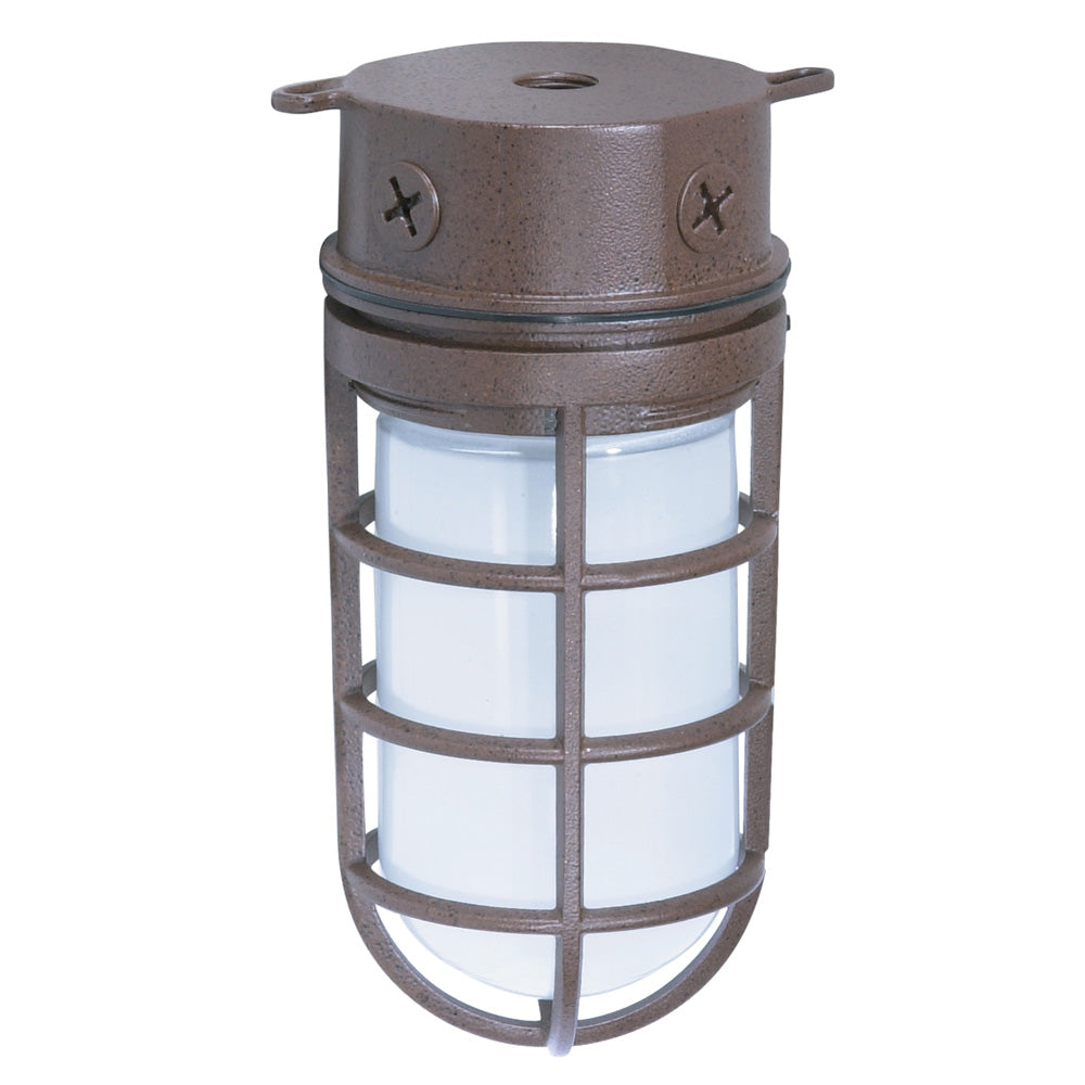 Nuvo 1-Light 100w 10" Style Wall Mount w/ Frosted Glass in Old Bronze Finish