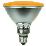 Sunlite 80068-SU LED PAR38 Colored Reflector 4w Light Bulb Amber