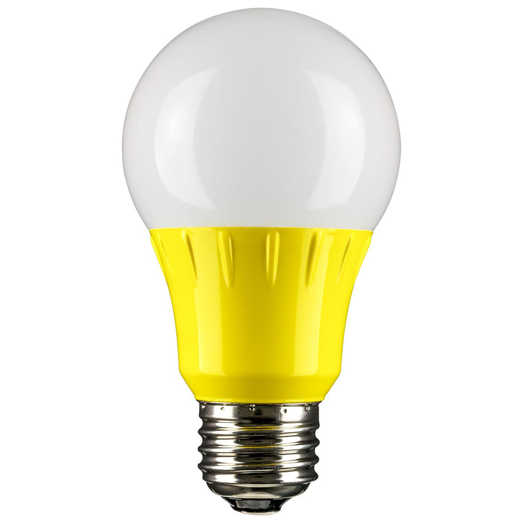SUNLITE Yellow LED A19 3w Medium (E26) Base Light Bulb  - 80149-SU