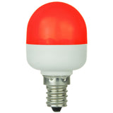 SUNLITE 80269-SU T10 Tubular Indicator Candelabra Base Light Bulb Red