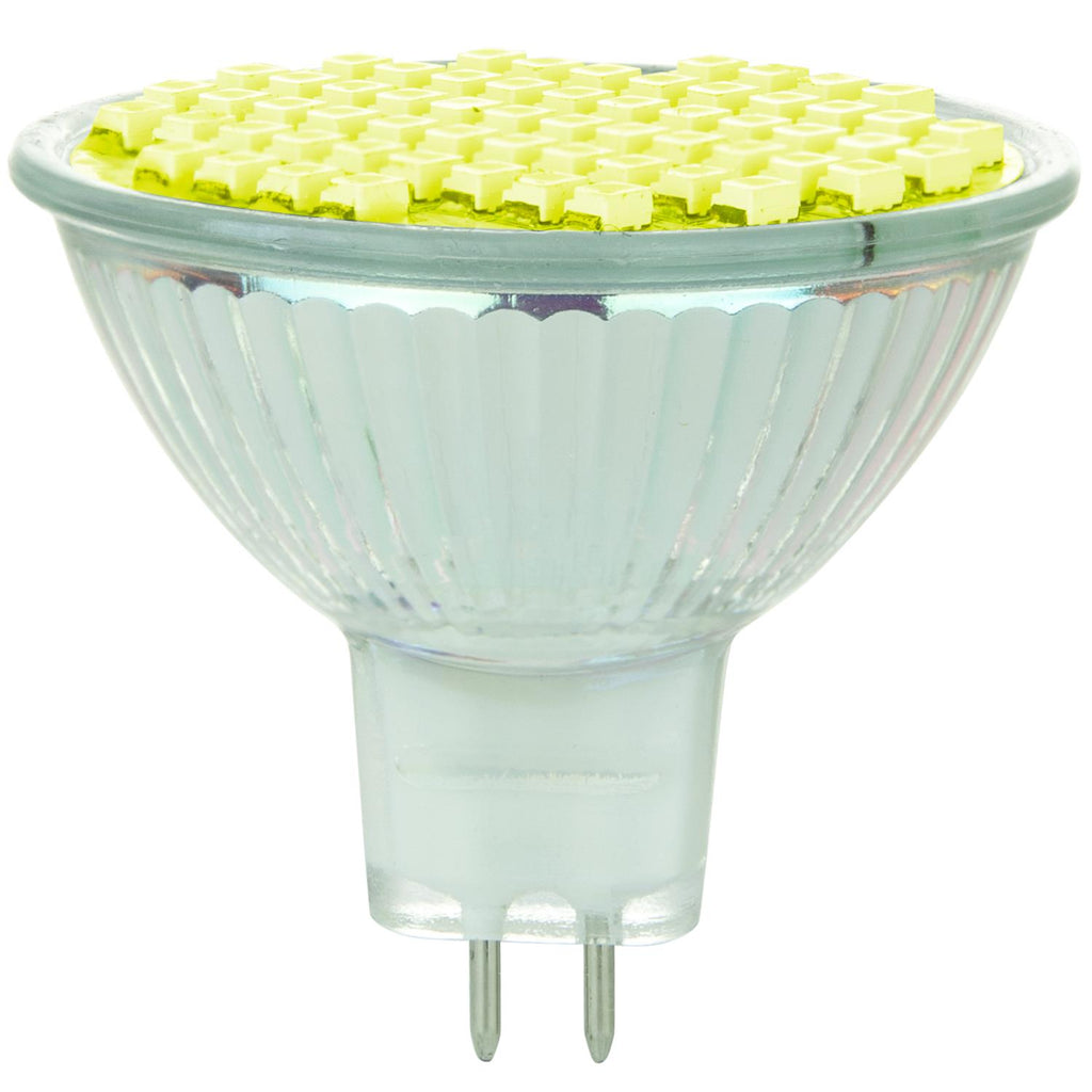 Sunlite 80317-SU LED MR16 Colored Mini Reflector 2w Light Bulb Yellow