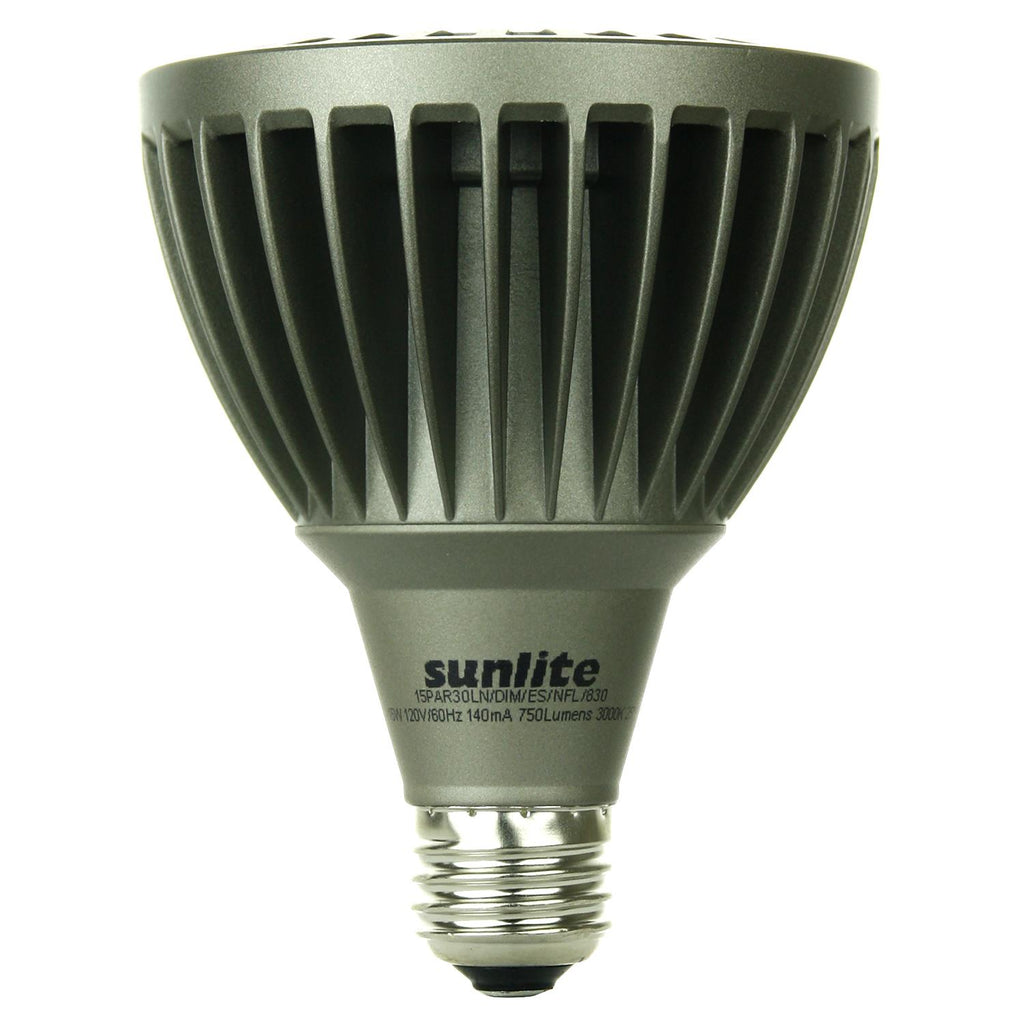 SUNLITE 80384-SU LED PAR30 Long Neck Reflector 15w Light Bulb Warm White