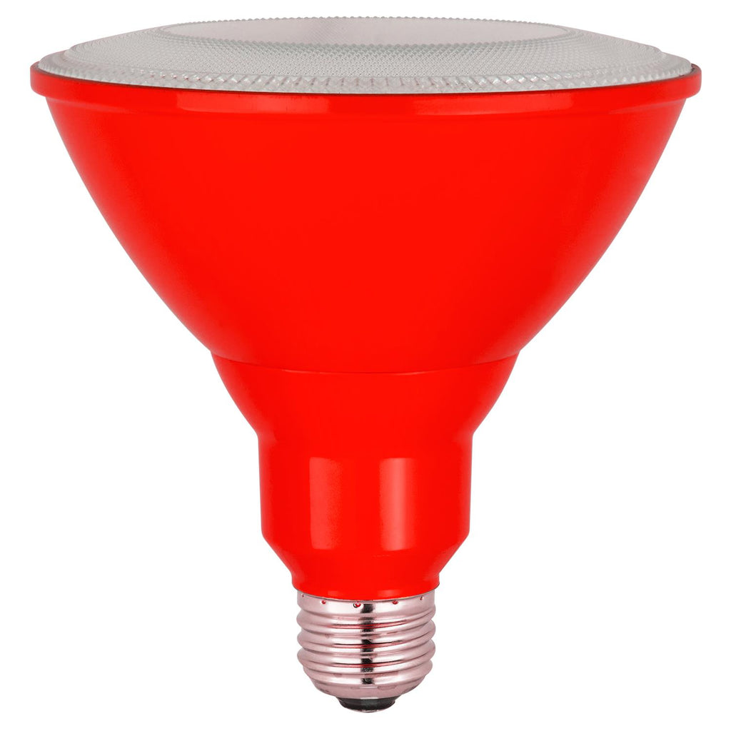 SUNLITE 80556-SU LED Red PAR38 Colored Reflector 8w Light Bulb