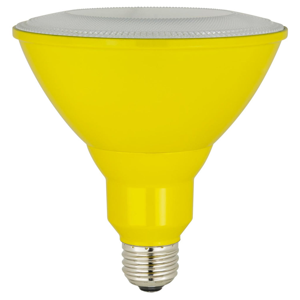 Sunlite 80558-SU LED Yellow PAR38 Colored Reflector 8w Light Bulb