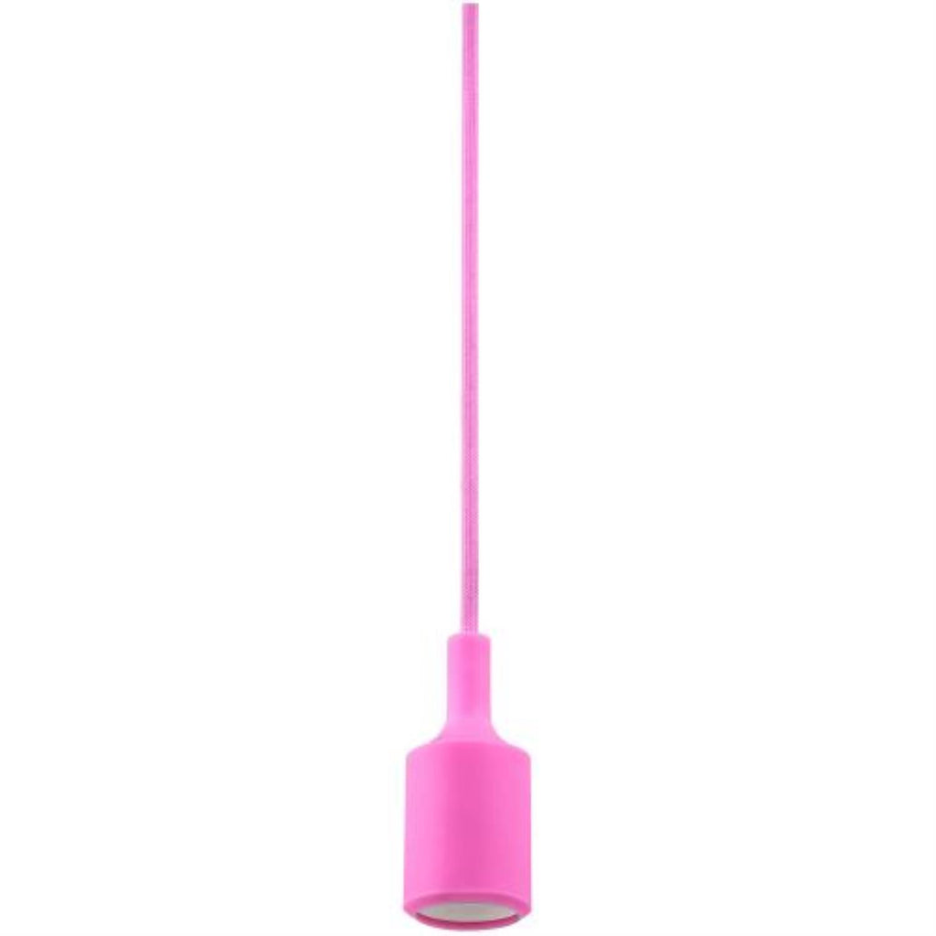 SUNLITE 80759-SU E26 UFO Pink Pendant Light Fixture