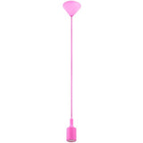 SUNLITE 80759-SU E26 UFO Pink Pendant Light Fixture - BulbAmerica