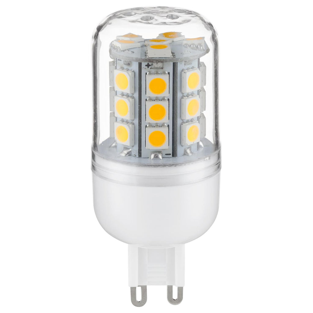 Sunlite 80816-SU LED 3w Retrofit G9 Light Bulbs Dimmable 3000K Warm White