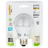 Sunlite 80825-SU A19 LED Household 12w Light Bulbs 6500K Cool White