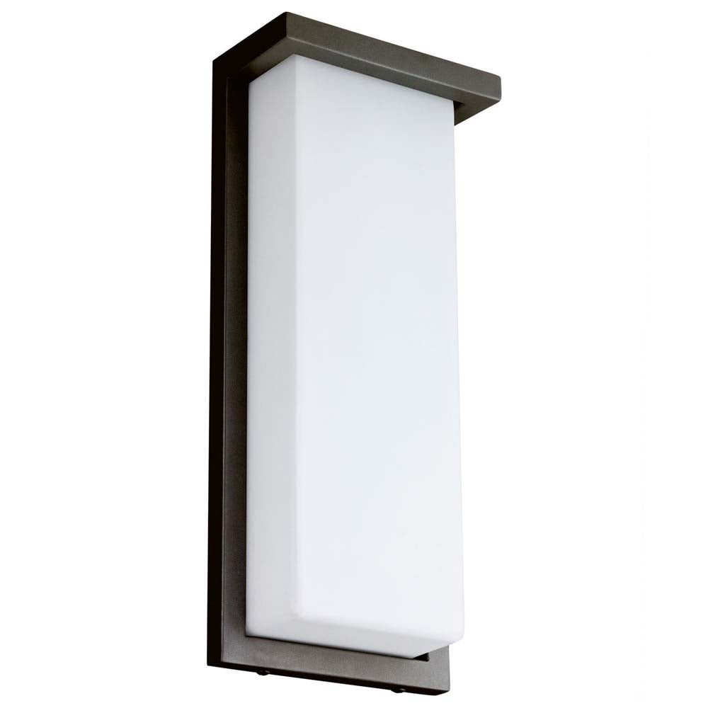 Sunlite 81077-SU 14" LED Modern Wall Fixture Oil Rubbed Bronze Cool White 4000k