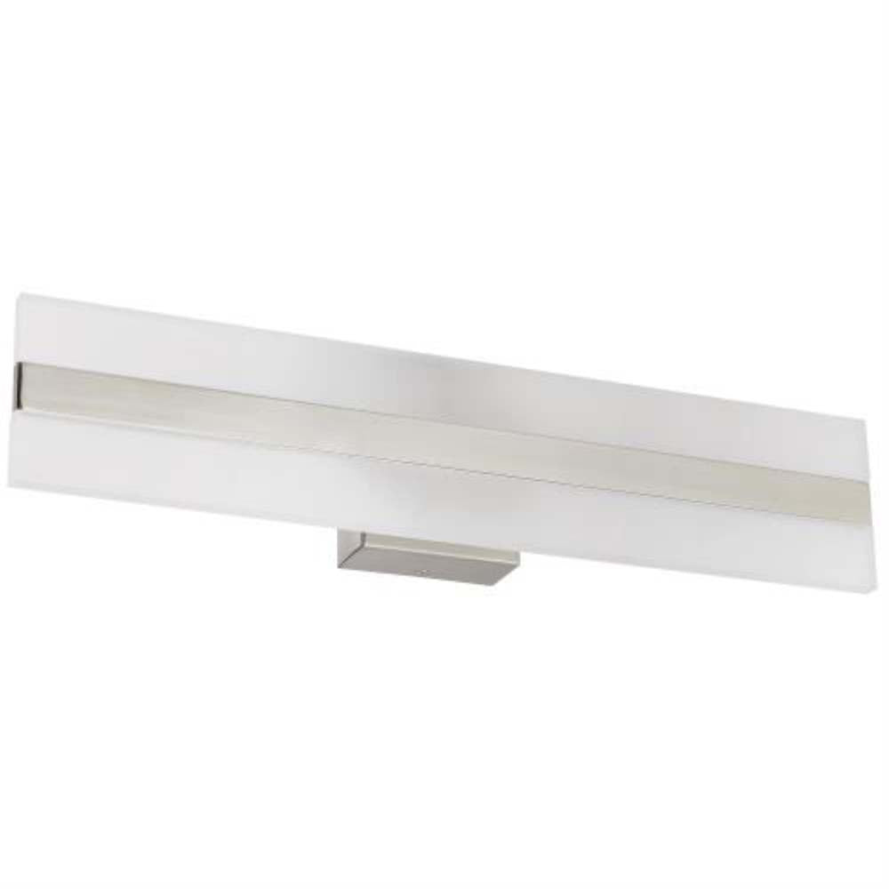 Sunlite 18-in 20w Brushed Nickel Finish LED Linear Bar Vanity Fixture - 2 Lights