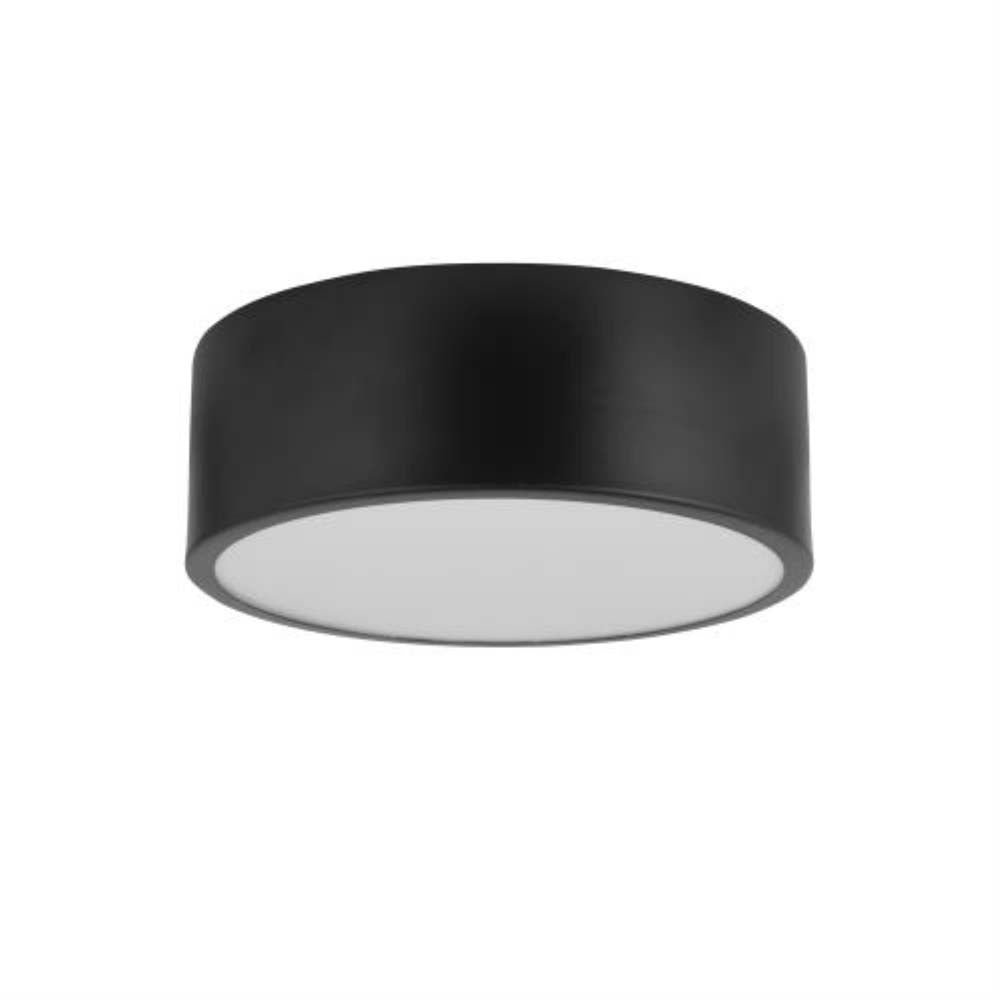 Sunlite 11-in 15w Round LED Fixture CCT Tunable Black Finish