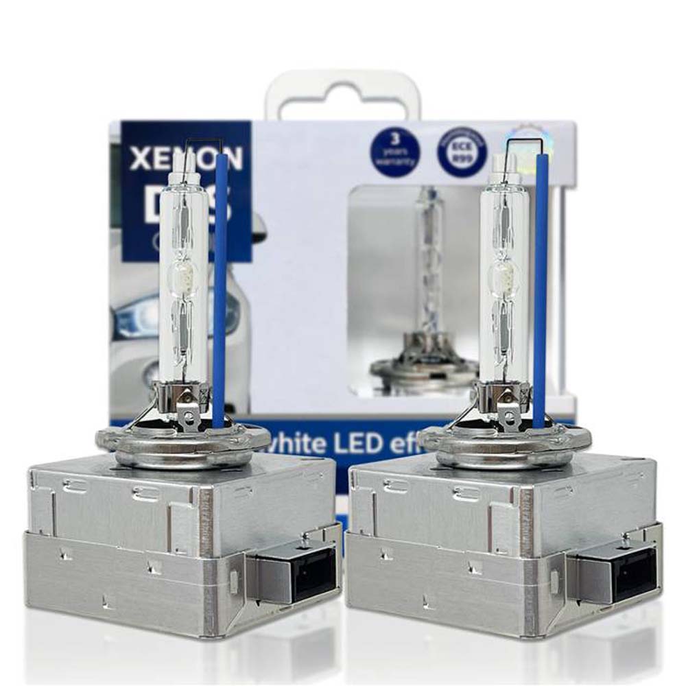 2Pk - Philips D1S WhiteVision Plus 5000K ultimate LED effect Xenon Automotive Bulb