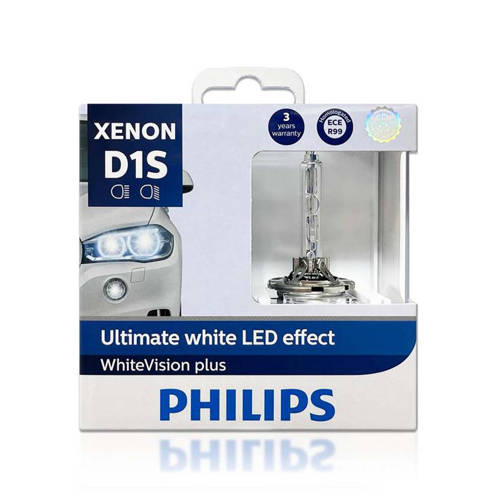 2Pk - Philips D1S WhiteVision Plus 5000K ultimate LED effect Xenon Aut –  BulbAmerica