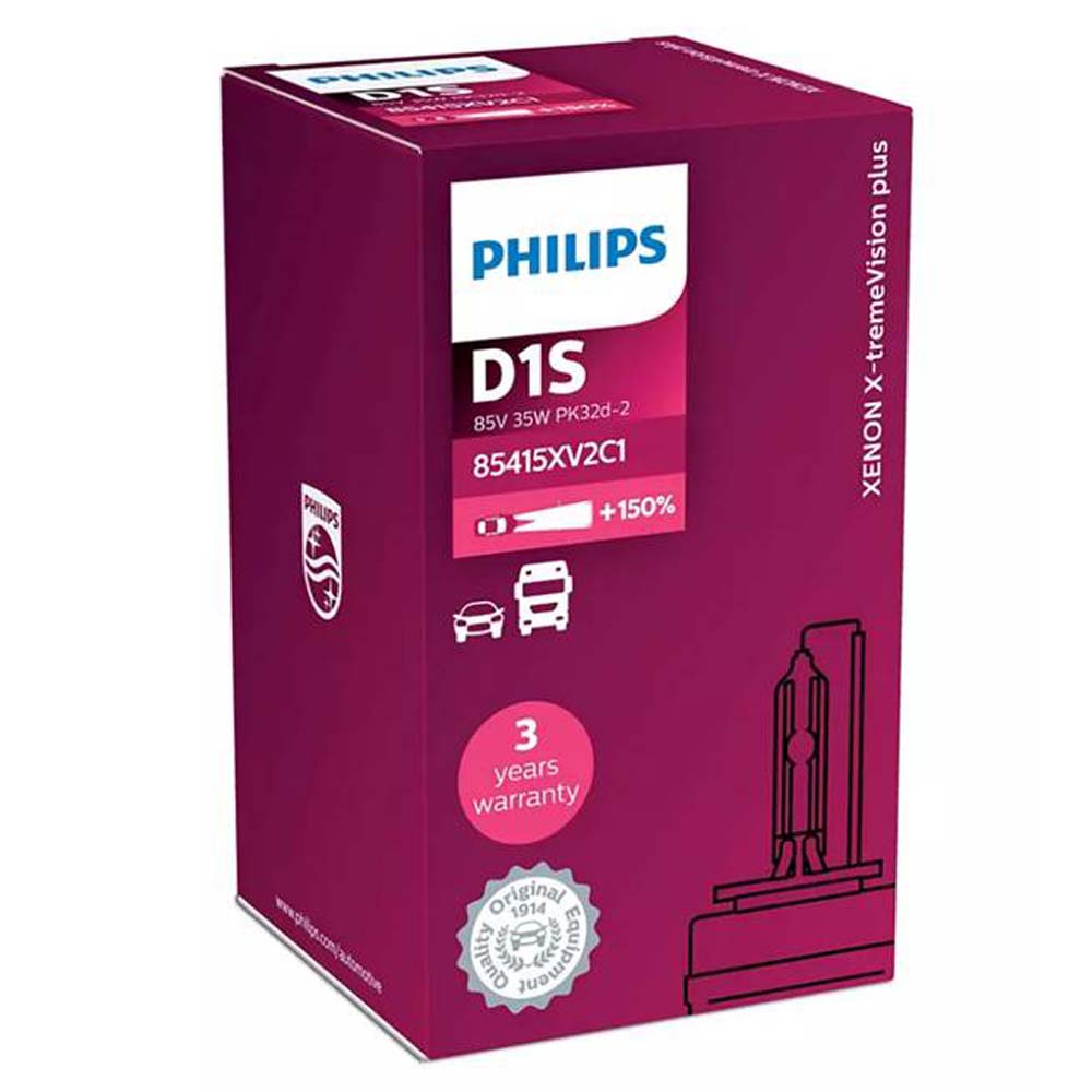 Philips D1S X-tremeVision PLUS GEN.2 4800K Xenon Automotive Bulb –  BulbAmerica
