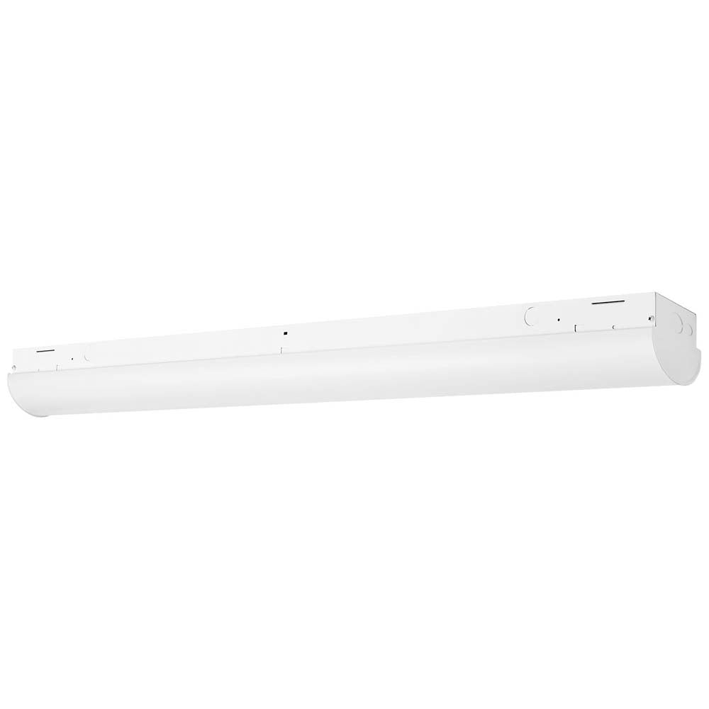 Sunlite 48" 25w Linear LED Wraparound 3500K Neutral White Fixture White Finish